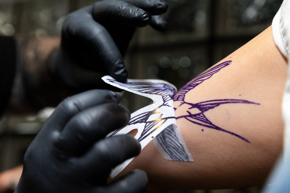 tatuagem na canela